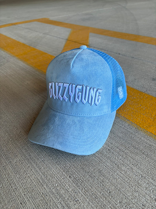 GG Suede Snapback (Light Blue)