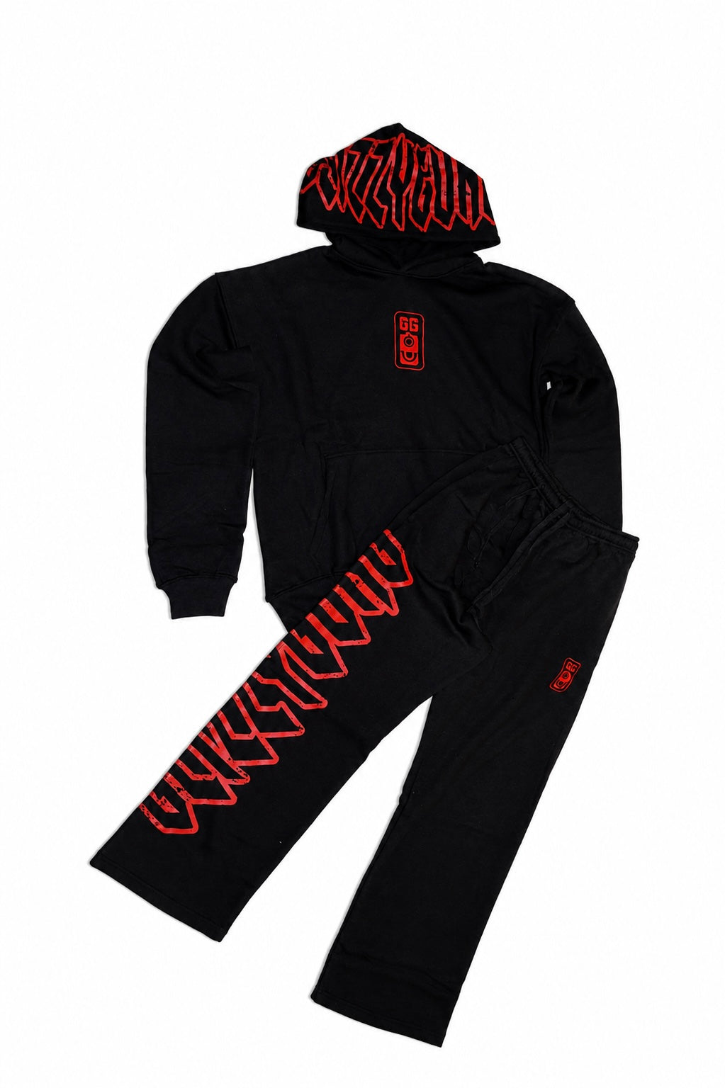 GG Sweatsuit (Black/Red)